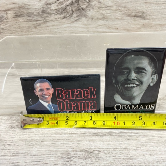 2008 Barack Obama For President Magnet Lot Of 2 Y2K 3” - Picture 3 of 4